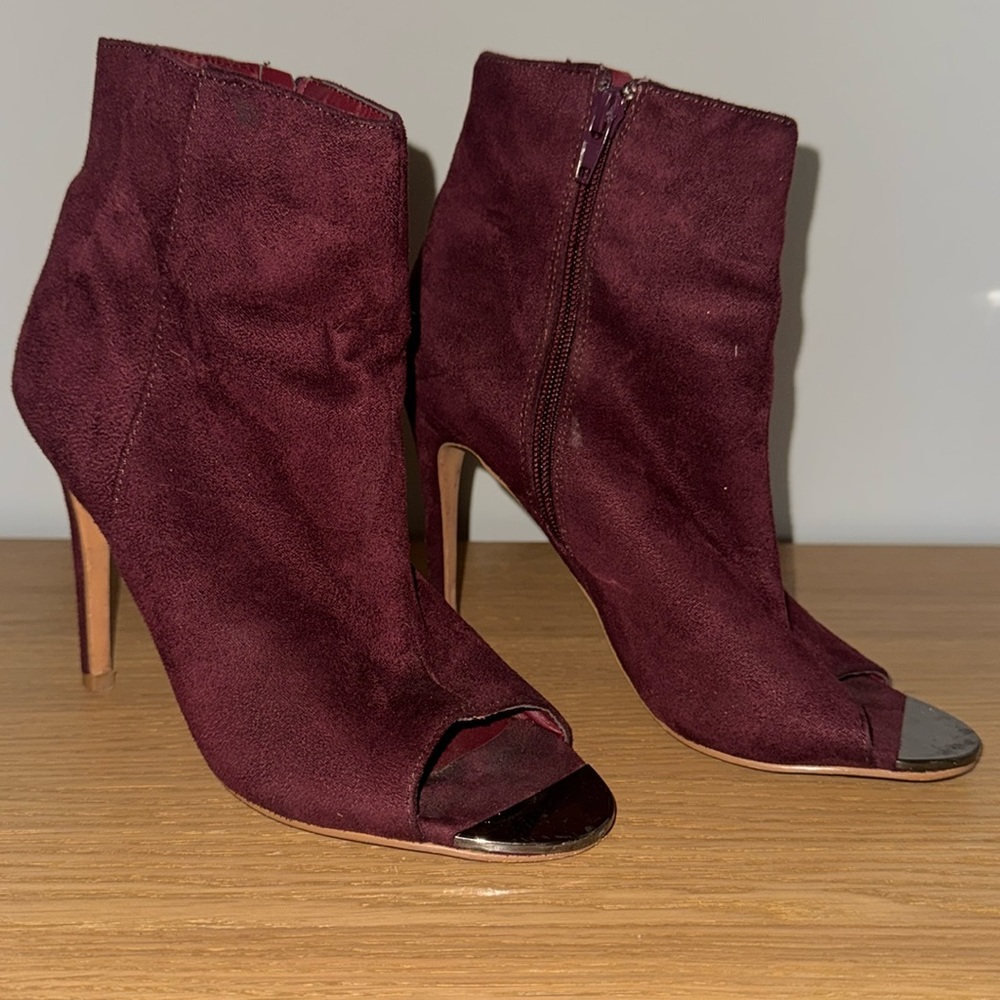 Plum Booties